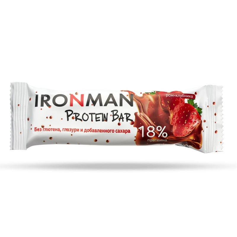 IRONMAN Protein Bar, без глазури